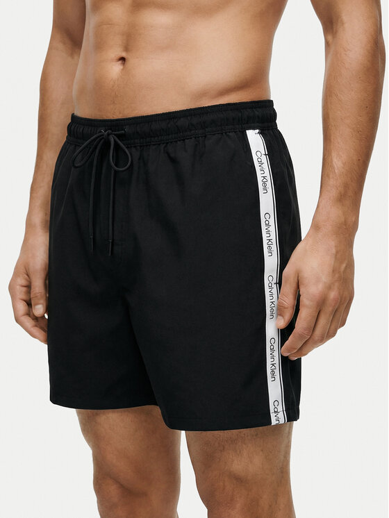 Calvin Klein Swimwear Calvin Klein Swimwear Σορτς κολύμβησης LV00N61002 Μαύρο Regular Fit