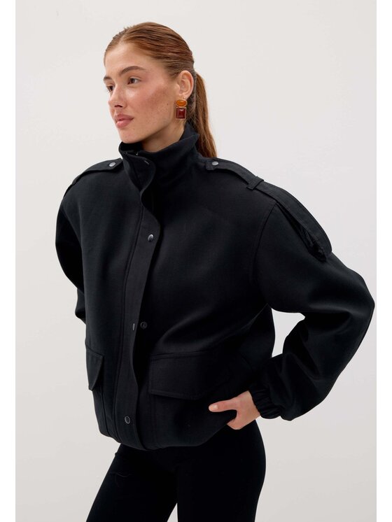Mirons Mirons Kurtka przejściowa soft Czarny Regular Fit