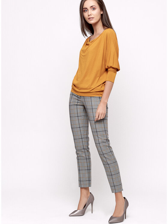 Bubala Bubala Bluzka Musztarda Żółty Loose Fit