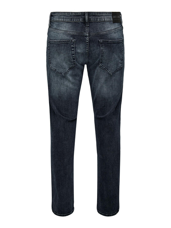 Only & Sons Only & Sons Traperice Weft 22026463 Tamnoplava Slim Fit