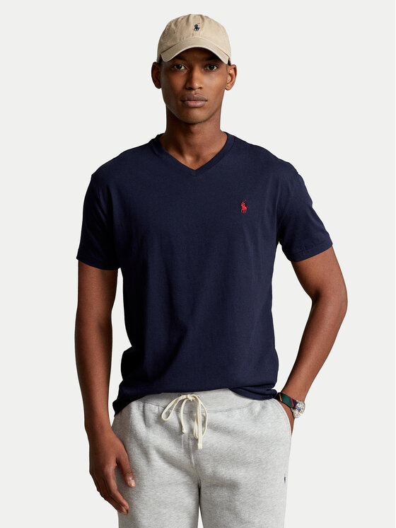 Polo Ralph Lauren Polo Ralph Lauren T-Shirt 710708261 Granatowy Classic Fit