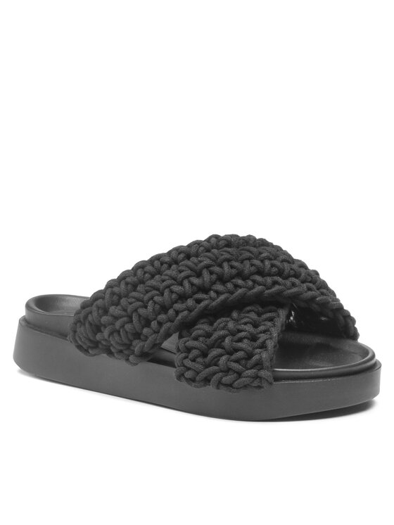 Inuikii Inuikii Natikače Woven 70104-105 Crna