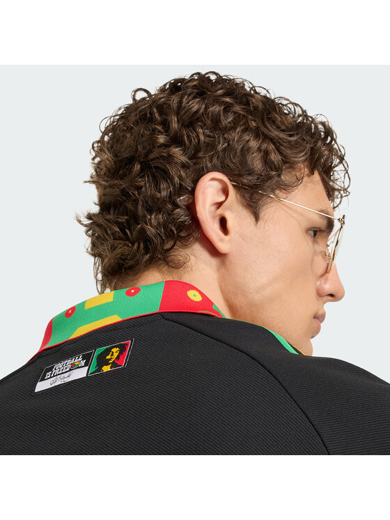 adidas adidas Kurtka wielofunkcyjna Jamaica x Bob Marley Away Anthem Jacket Czarny Regular Fit