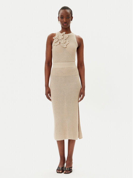 Marella Marella топ Arak1 2513361112 Бежов Slim Fit