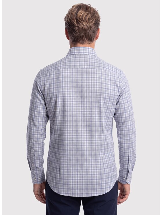 Pako Lorente Pako Lorente Koszula P26WF-1X-024 Szary Slim Fit