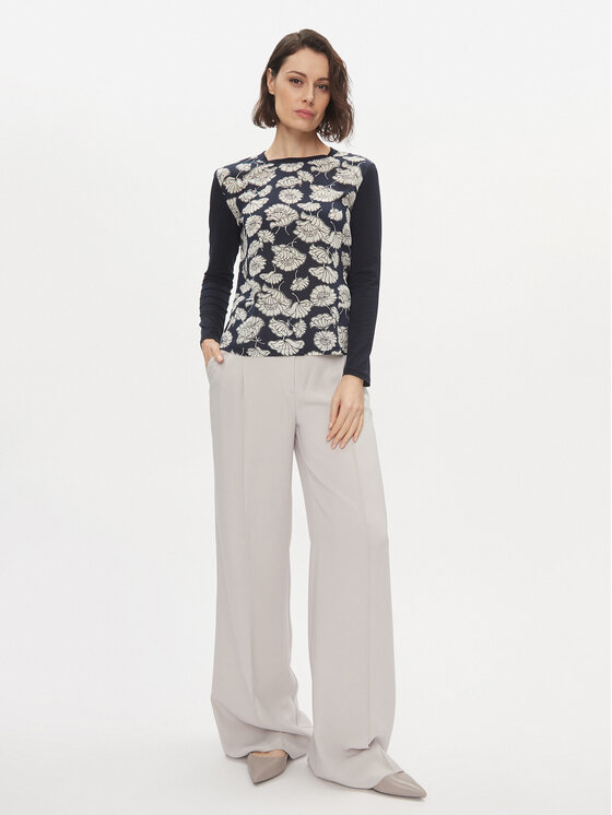 Weekend Max Mara Weekend Max Mara Bluse Calamai 2415941051650 Dunkelblau Regular Fit