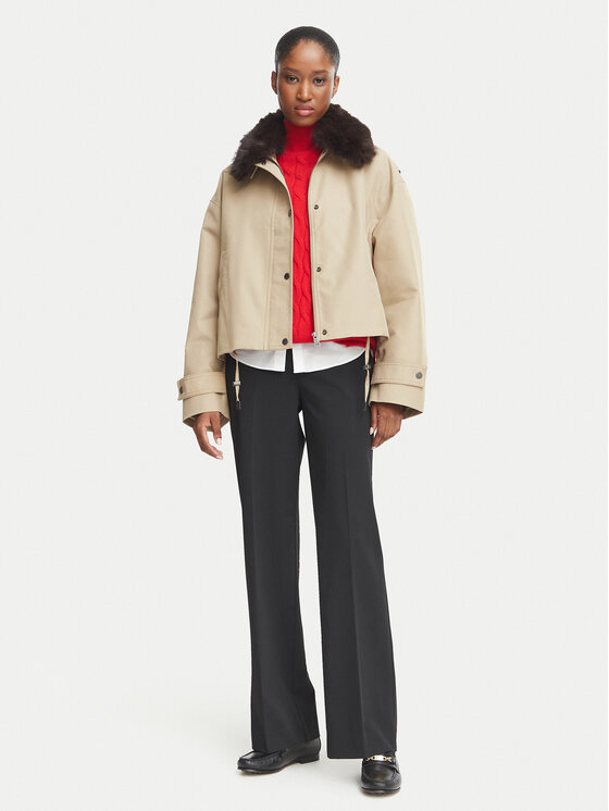Tommy Hilfiger Tommy Hilfiger Kurtka przejściowa WW0WW52912 Beżowy Regular Fit