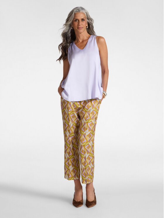 Elena Mirò Elena Mirò Bluzka D112P000032N0A9 Fioletowy Regular Fit