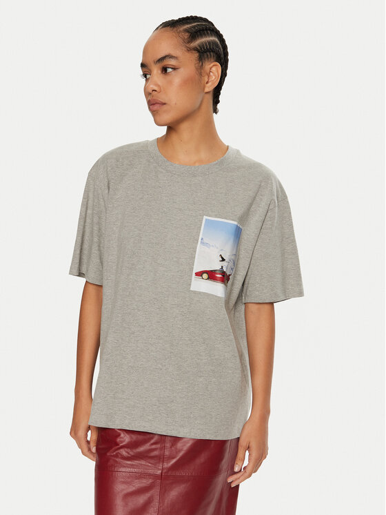 2NDDAY T-shirt Arale 2245243315 Grigio Oversize, taglia : M
