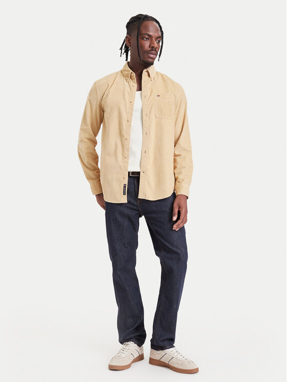 Tommy Jeans Tommy Jeans Πουκάμισο DM0DM23517 Μπεζ Regular Fit
