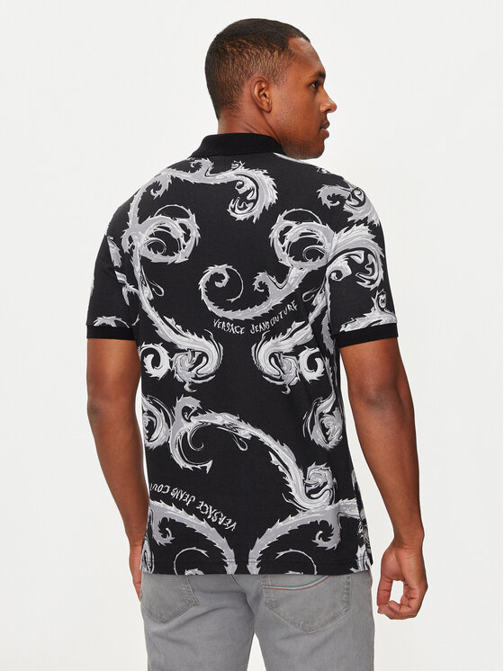 Versace Jeans Couture Versace Jeans Couture Polo 77GAG6S0 Crna Regular Fit
