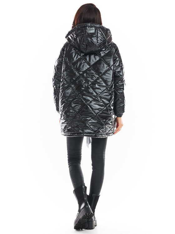 Awama Awama Giacca da donna A385 Nero Basic Fit