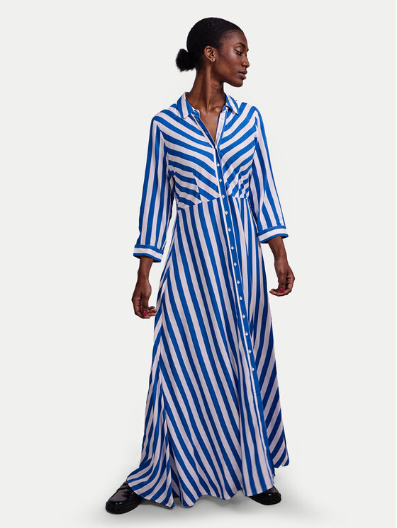 YAS YAS Haljina košulja Savanna 26022663 Plava Loose Fit