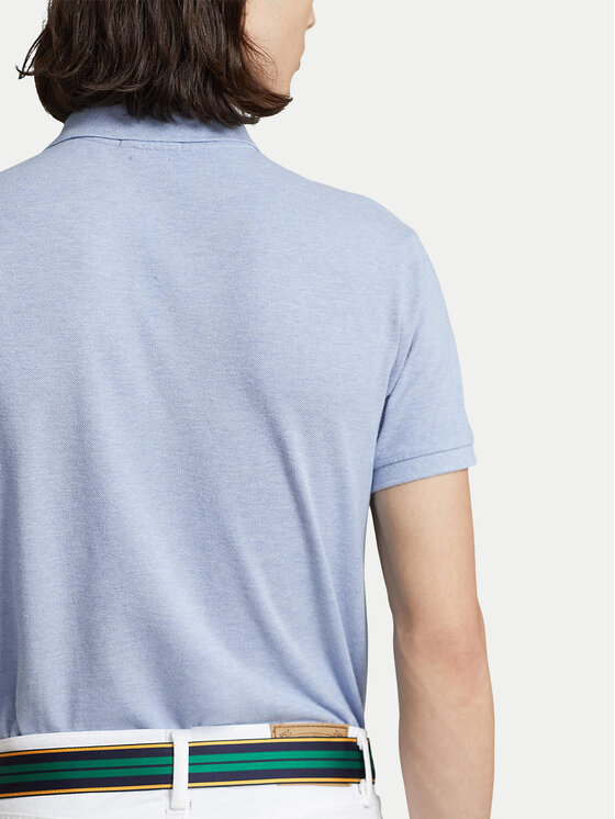 Polo Ralph Lauren Polo Ralph Lauren Poloshirt 710666998007 Blau Custom Slim Fit