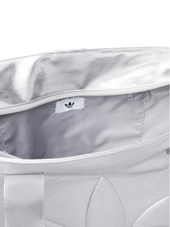 adidas adidas Τσάντα Shopper Metallic Pu Bag KR1566 Ασημί