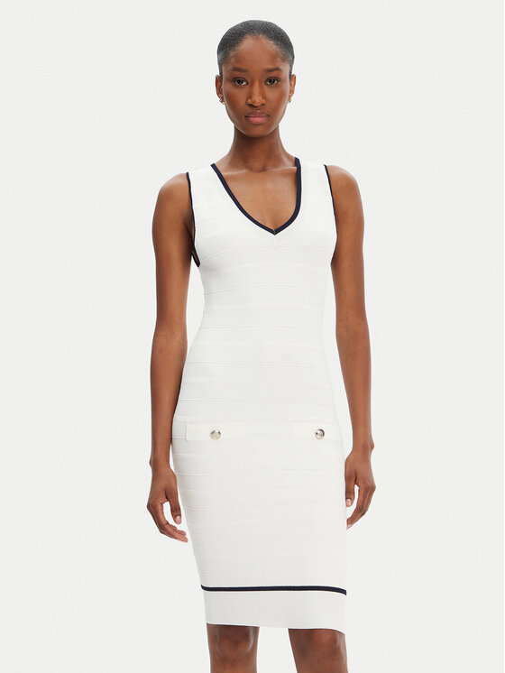 Marciano Guess Marciano Guess Sukienka codzienna 5RGK99 5640Z Écru Regular Fit