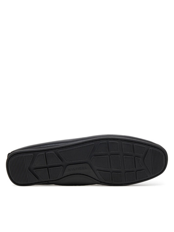 Tommy Hilfiger Tommy Hilfiger Мокасини Corpoarte Hilfiger Lth Driver FM0FM04810 Черен