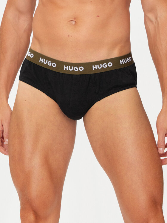 HUGO Hugo Set od 3 para muških slip gaća 50517879 Šarena