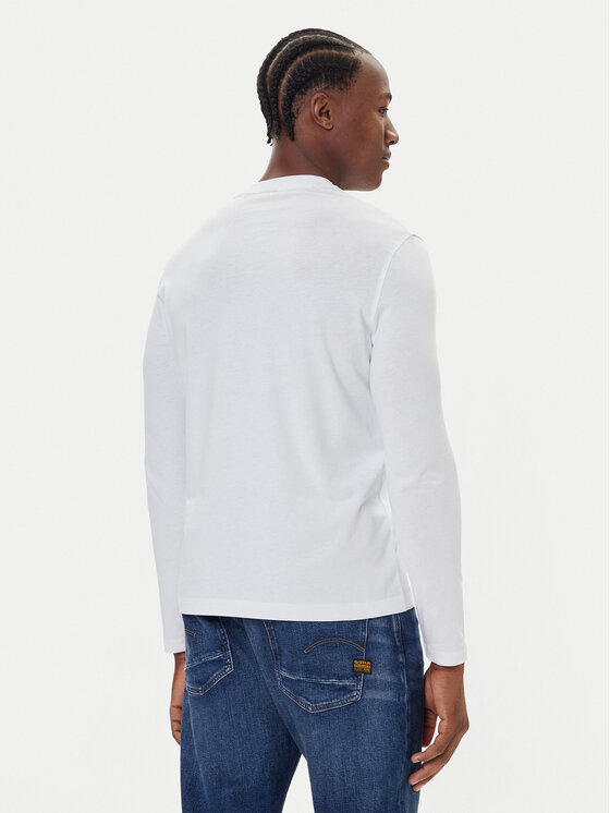 Bugatti Bugatti Longsleeve 8330-85044D Λευκό Regular Fit
