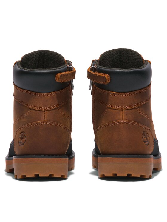 Timberland Timberland Pohodni čevlji Courma Kid Boot W/ Rand TB0A5XJ9F131 Rjava