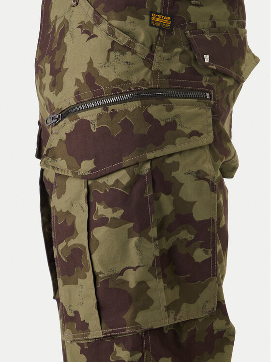G-Star Raw G-Star Raw Bavlnené šortky Rovic D08566-D553 Zelená Relaxed Fit