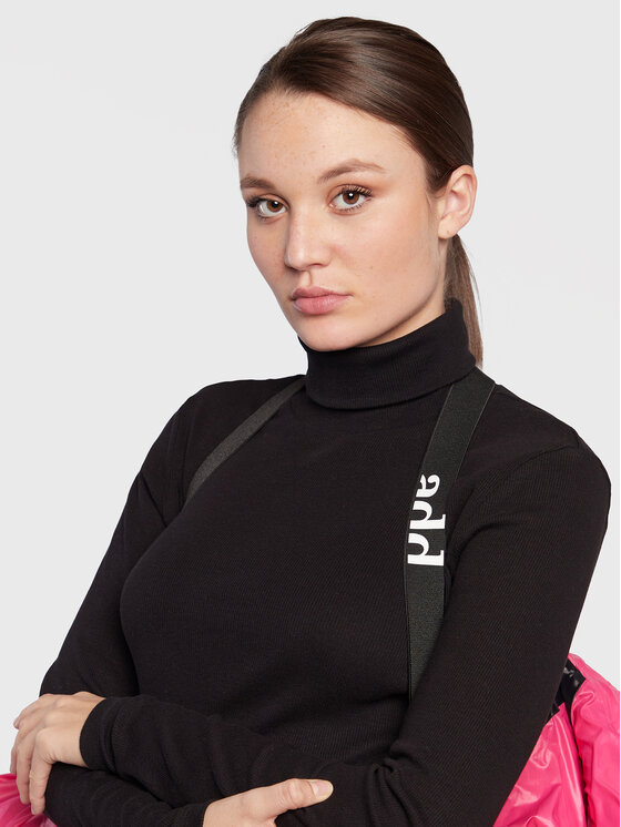 Add Add Vatovaná bunda 6AW775 Černá Regular Fit