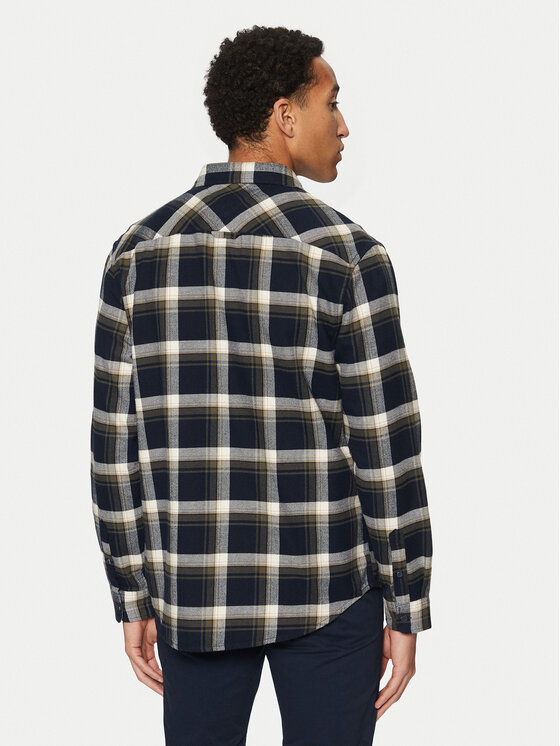 Tommy Jeans Tommy Jeans Koszula Check Flannel DM0DM20670 Granatowy Regular Fit