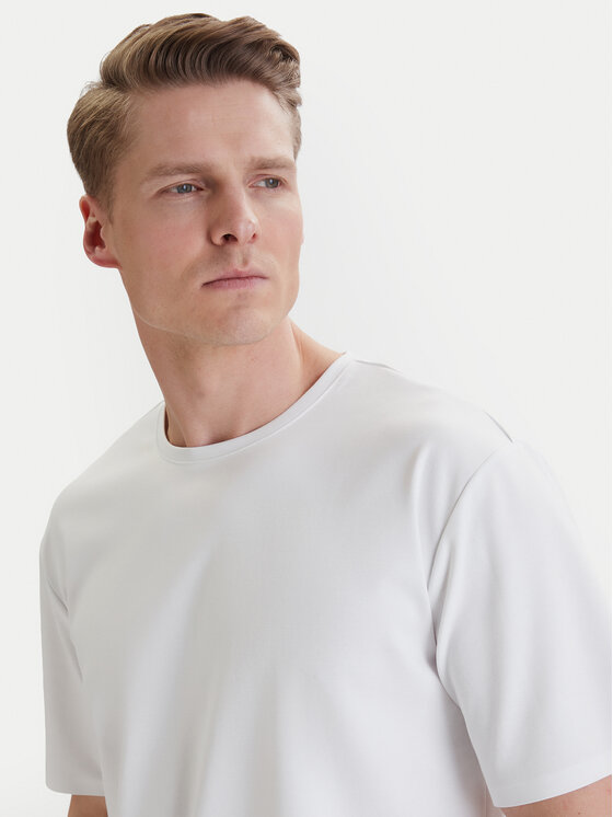 Nautica Nautica Marškinėliai W126-NAMTS-1010-01X Balta Regular Fit