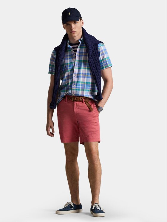 Polo Ralph Lauren Polo Ralph Lauren Pantaloncini di jeans 710799213028 Rosso Regular Fit