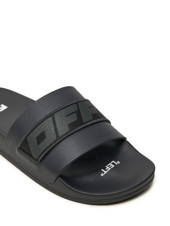 Off-White Off-White Klapki OMIC001F22MAT0010707 Czarny