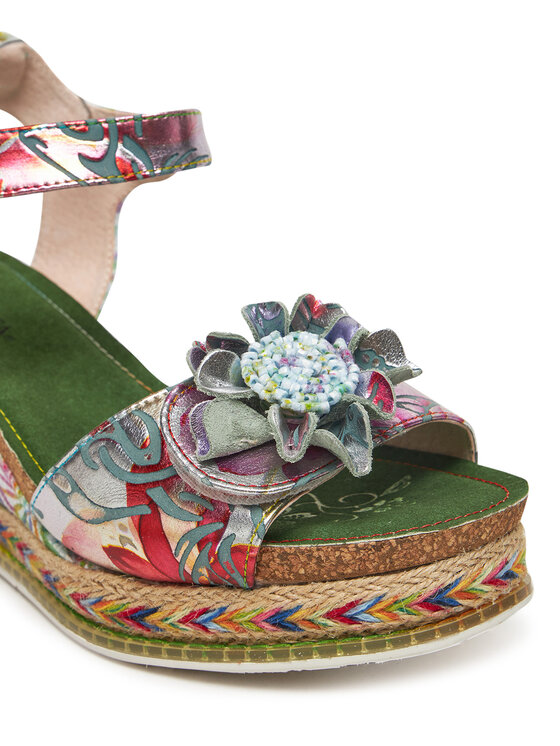 Laura Vita Laura Vita Espadryle Hacdeo 09 Srebrny