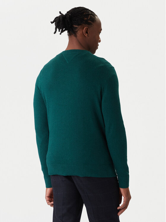 Tommy Hilfiger Tommy Hilfiger Pulover MW0MW28046 Verde Regular Fit