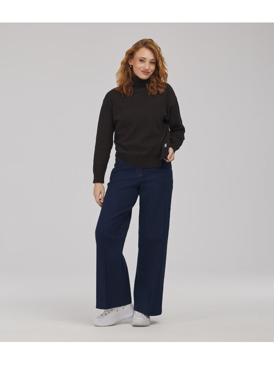 Lee Cooper Lee Cooper Jeansy LUNAR Granatowy Wide Leg