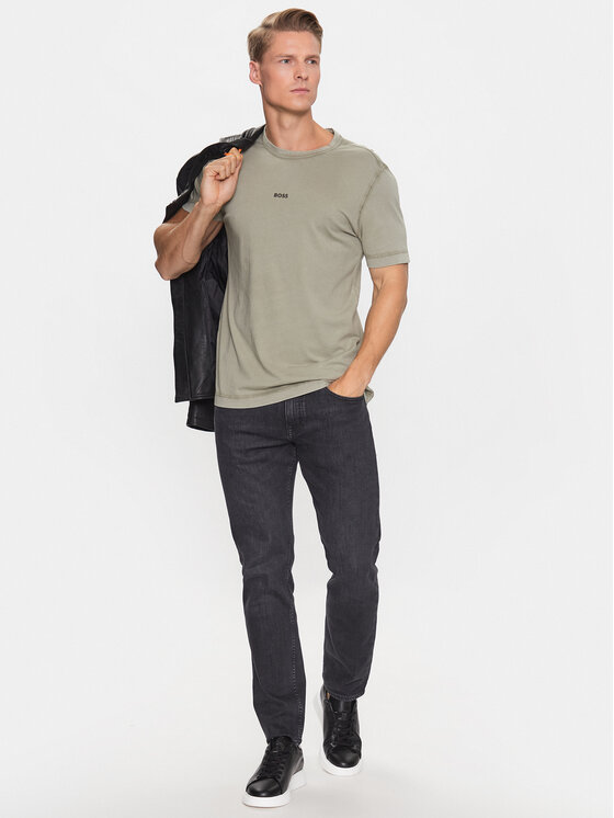 Boss Boss T-Shirt Tokks 50502173 Zielony Regular Fit