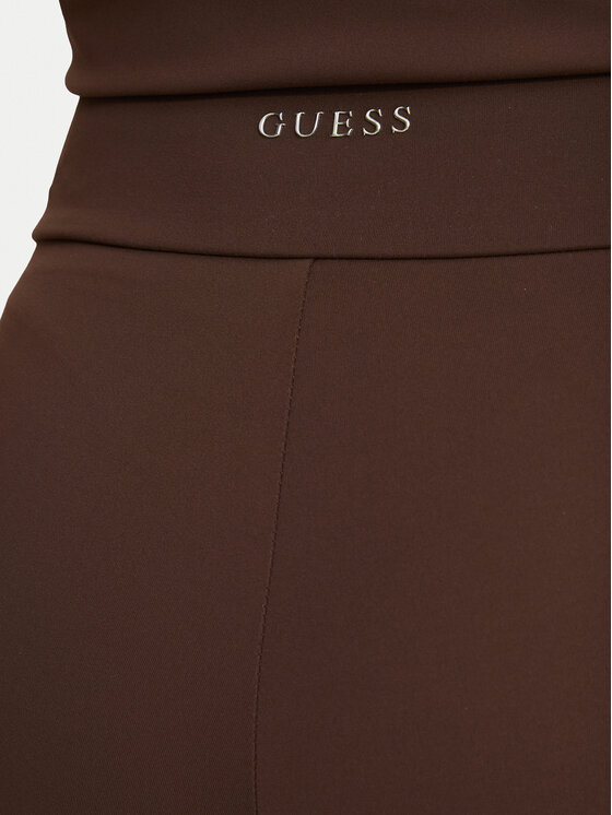 Guess Guess Legingi V6BB25 K6732 Brūns Slim Fit