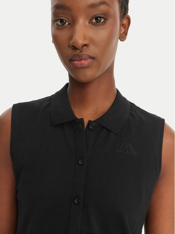 Kappa Kappa Sukienka codzienna Ivanka 332D7MW Czarny Regular Fit