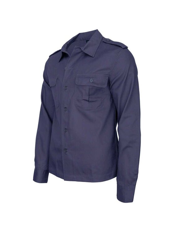Brandit Brandit Koszula 4102.8.L Granatowy Regular Fit