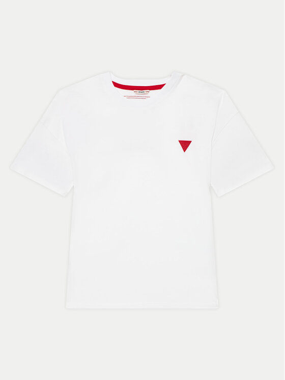Guess Guess Тишърт L4YI08 K8HM4 Бял Oversize
