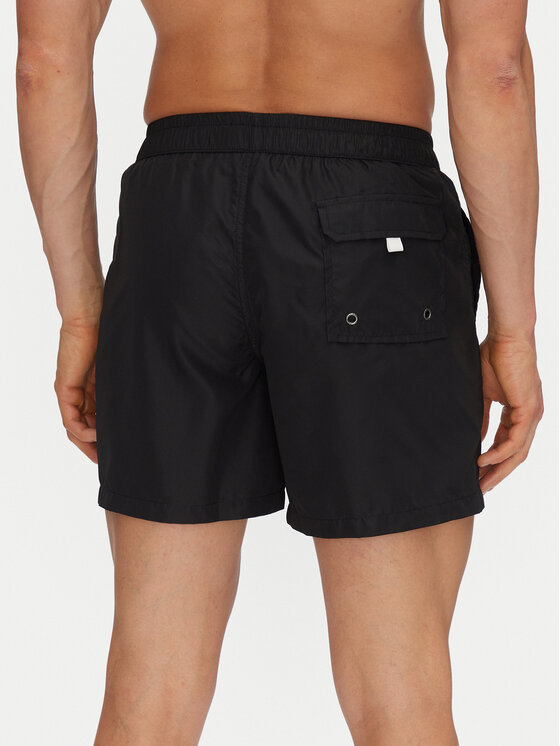 La Martina La Martina Pantaloni scurți pentru înot Clint MAM001 PL115 Negru Regular Fit