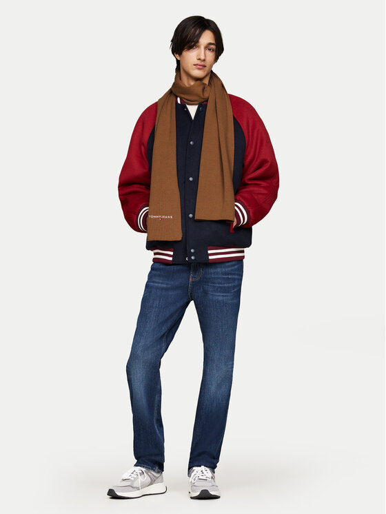 Tommy Hilfiger Tommy Hilfiger Schal Linear Logo AM0AM12649 Braun