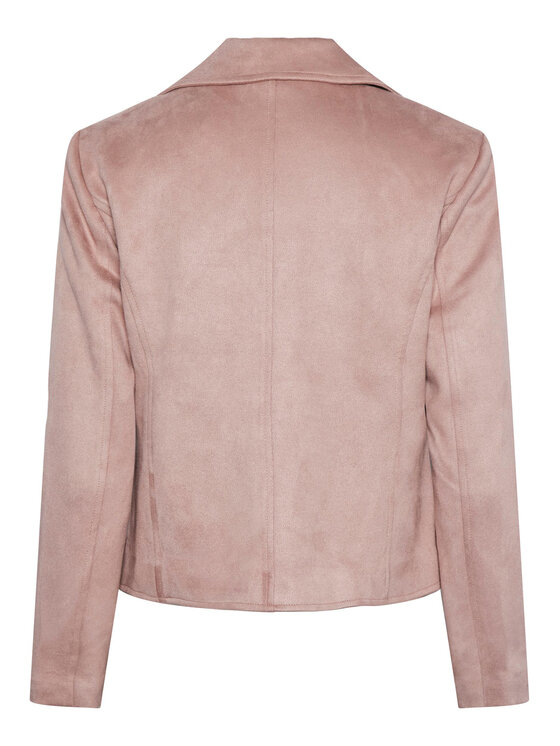 Pieces Pieces Giacca in similpelle 17134838 Rosa Regular Fit