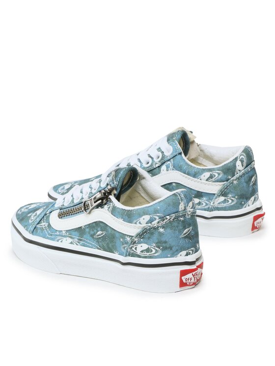 Vans Vans Teniși Old Skool Zip VN0A2XSM4481 Albastru deschis