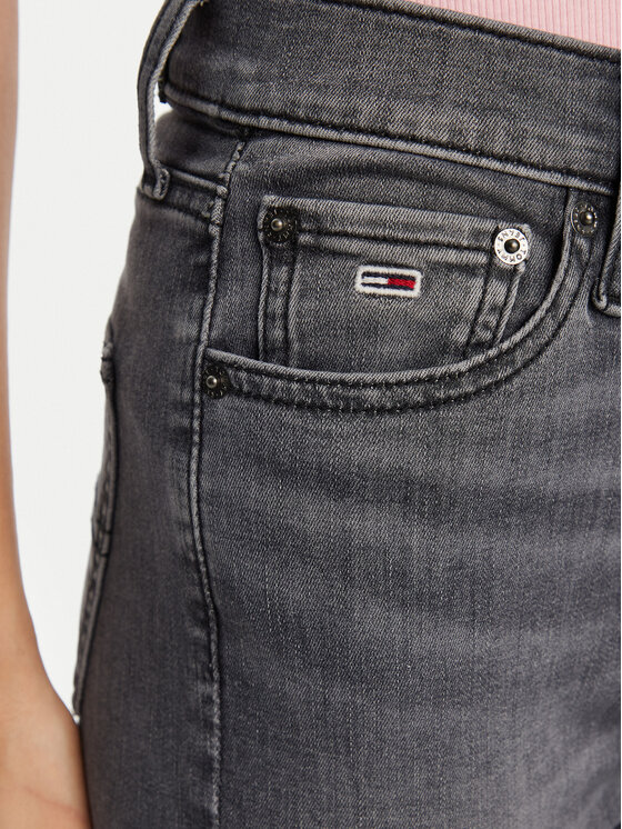 Tommy Jeans Tommy Jeans Jeansy Sylvia DW0DW19590 Szary Skinny Fit