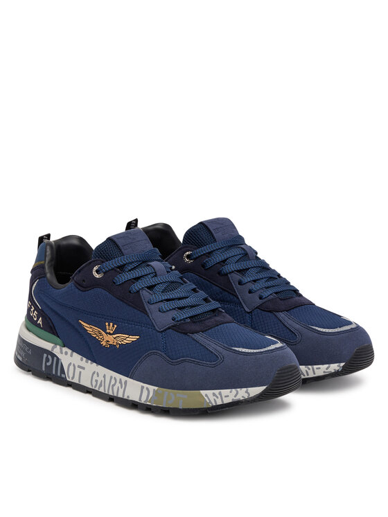 Aeronautica Militare Aeronautica Militare Sneakersy 252SC0276UCT04249 Tmavomodrá