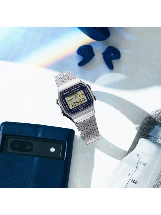 Casio Casio Zegarek 4549526428845 Srebrny
