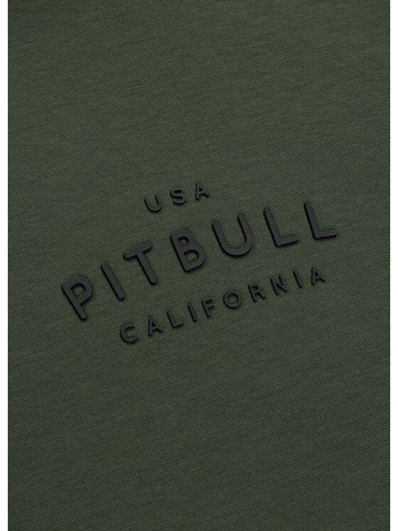 PITBULL PITBULL Bluza męska SAMPSON M Zielony Regular Fit