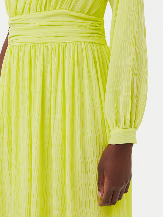 Rinascimento Rinascimento Rochie de seară CFC0123856003 Galben Regular Fit