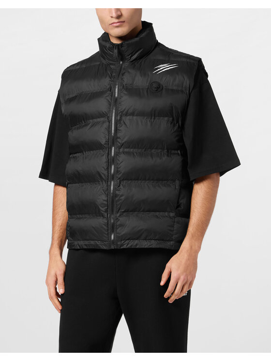 Plein Sport Plein Sport Kamizelka 22983 Czarny Regular Fit