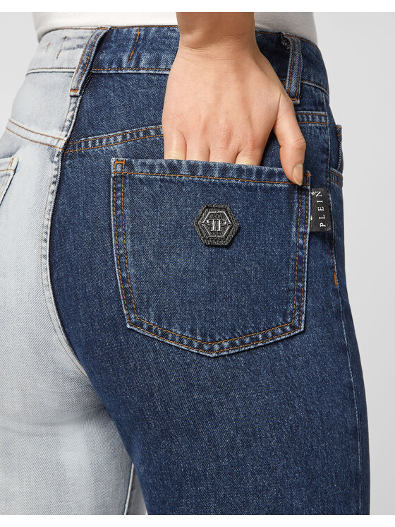 PHILIPP PLEIN PHILIPP PLEIN Džínsy 30441 Svetlo modrá