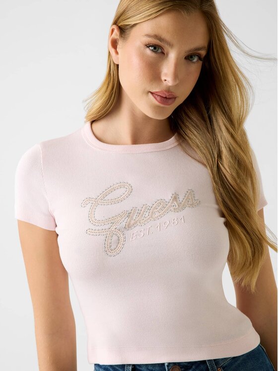 Guess Guess T-Shirt 180247 Rosa Classic Fit